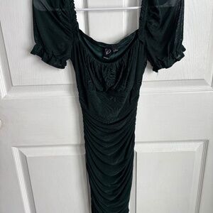 Windsor Green Mini Dress